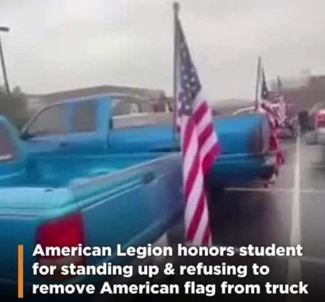 Student’s Bold Stand: Honored By American Legion For Refusing To Remove 