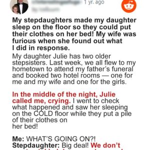 My Stepdaughters Made My Daughter Sleep On The Floor – I Stepped In and Justice Was Served