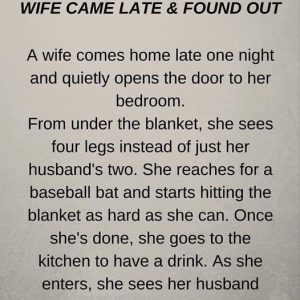 A wife comes home late one night 486823103_1108100484683438_2174719982268649743_n