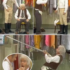 Tim Conway’s “accidental mayhem” costume disaster sends Harvey Korman into uncontrollable shaking laughter, turning a simple scene into one of the most iconic breakdowns in TV history. 591717178_122242445402303006_5686384019258215463_n