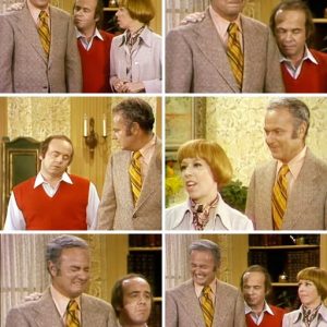 It always began like a perfectly polished Carol Burnett Show sketch — until Tim Conway quietly decided to test the absolute limits of human laughter. 😂🔥 Week after week, he engineered chaos with a straight face: confidently walking into painted barn doors, calmly sitting on doorknobs, and turning Harvey Korman’s barely contained suffering into prime-time comedy gold. Carol Burnett tried everything to keep the scene on track, but Harvey never stood a chance. Especially during the legendary submarine sketch, when Tim leaned in and softly asked, “How’s it going down there?” — at the exact worst possible moment. Harvey’s composure didn’t crack… it completely vanished. This wasn’t just comedy — it was playful sabotage, delivered with perfect timing. Mischief disguised as innocence, where breaking your co-stars became the real punchline. And on Tim Conway’s watch, no one was safe… not even the horse. 619314316_122228734460307469_7052326224482410112_n